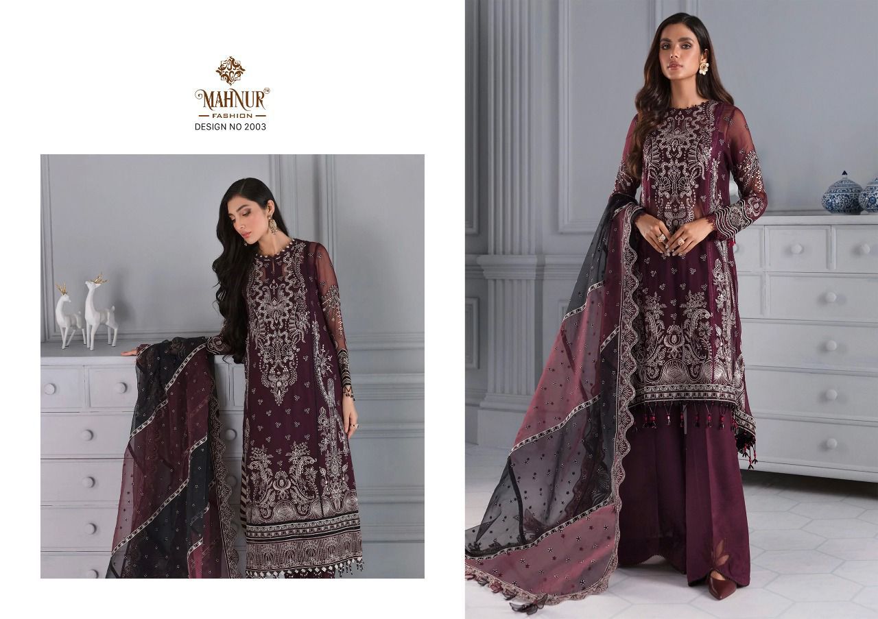 Mahnur 2 Fancy Wedding Wear Heavy Designer Salwar Suits Collection